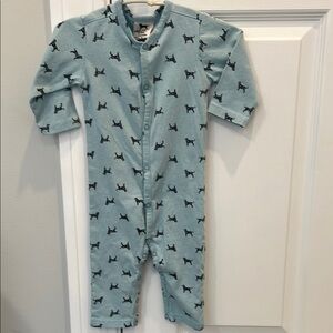 EUC The Black Dog Onesie 🚭